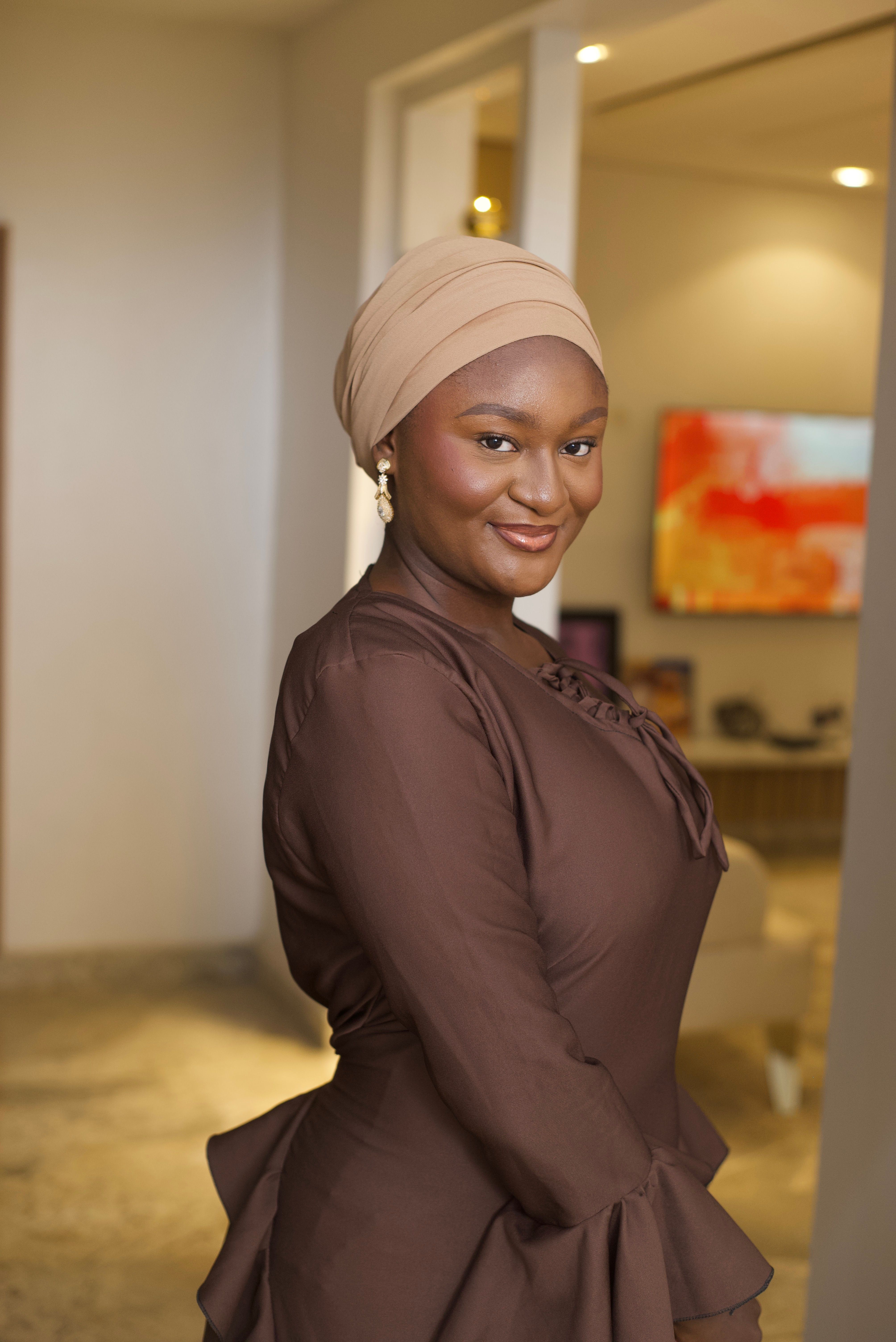 Portrait of a woman photographed in Abuja, Nigeria